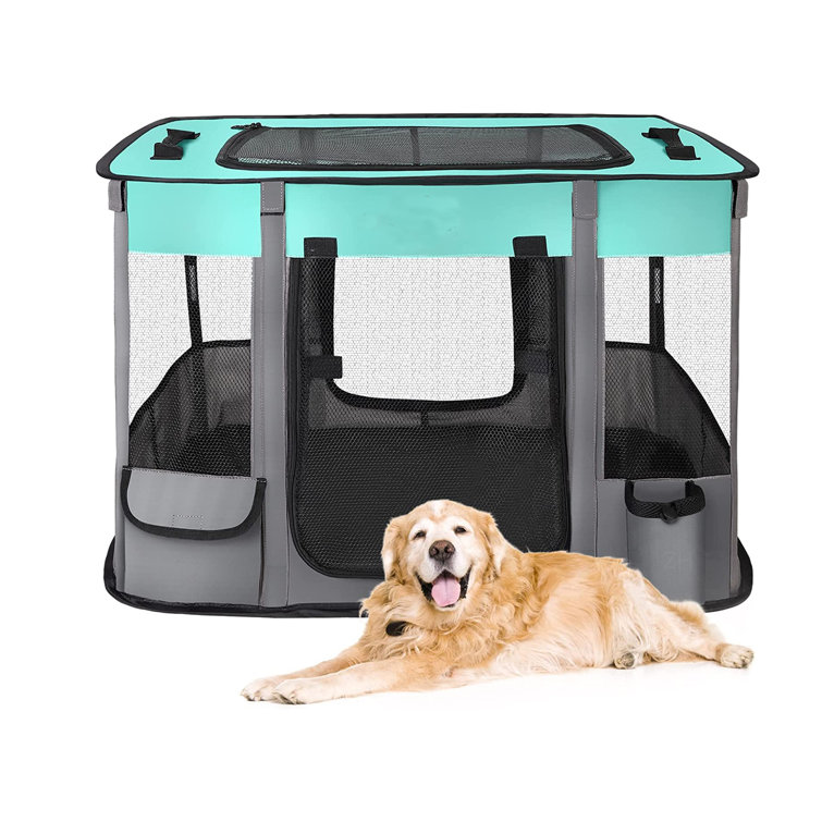 Portable puppy outlet playpen